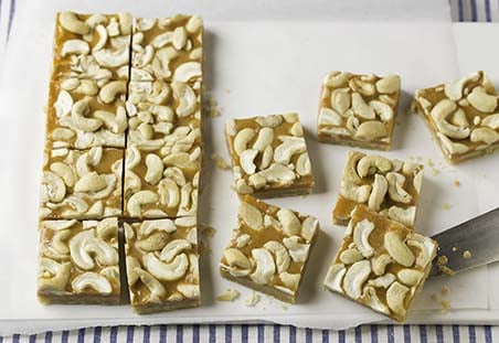 Butterscotch Cashew Bars