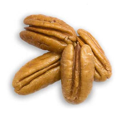 Four large pecan halves