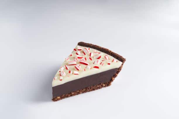 Peppermint Bark Truffle Pie