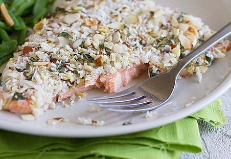 Almond Crusted Salmon