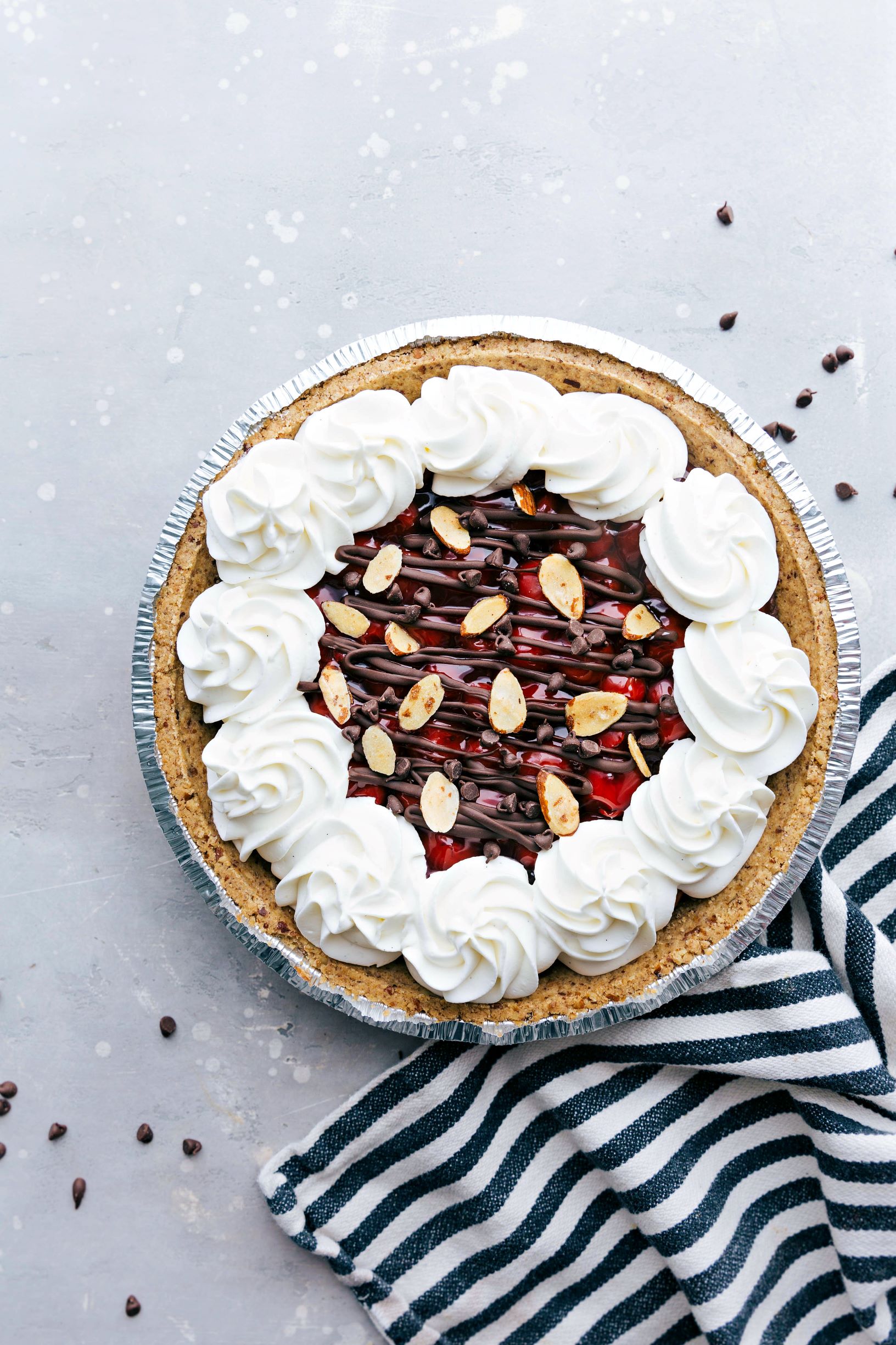 No-Bake Black Forest Cherry Pie