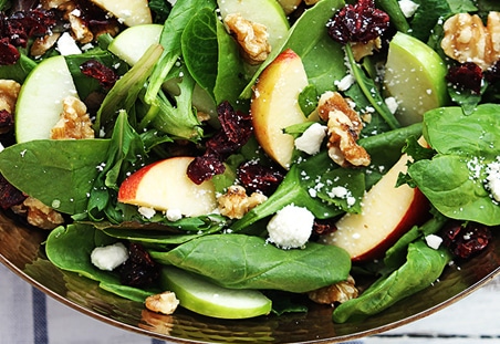 Apple Cranberry Walnut Salad