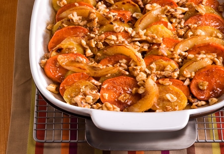 Maple Walnut Sweet Potato Casserole