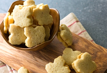 Mini Hazelnut Maple Sandwich Cookies