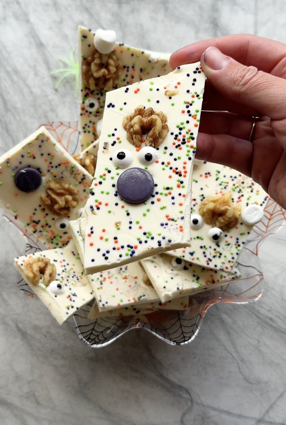 Monster Brain Halloween bark