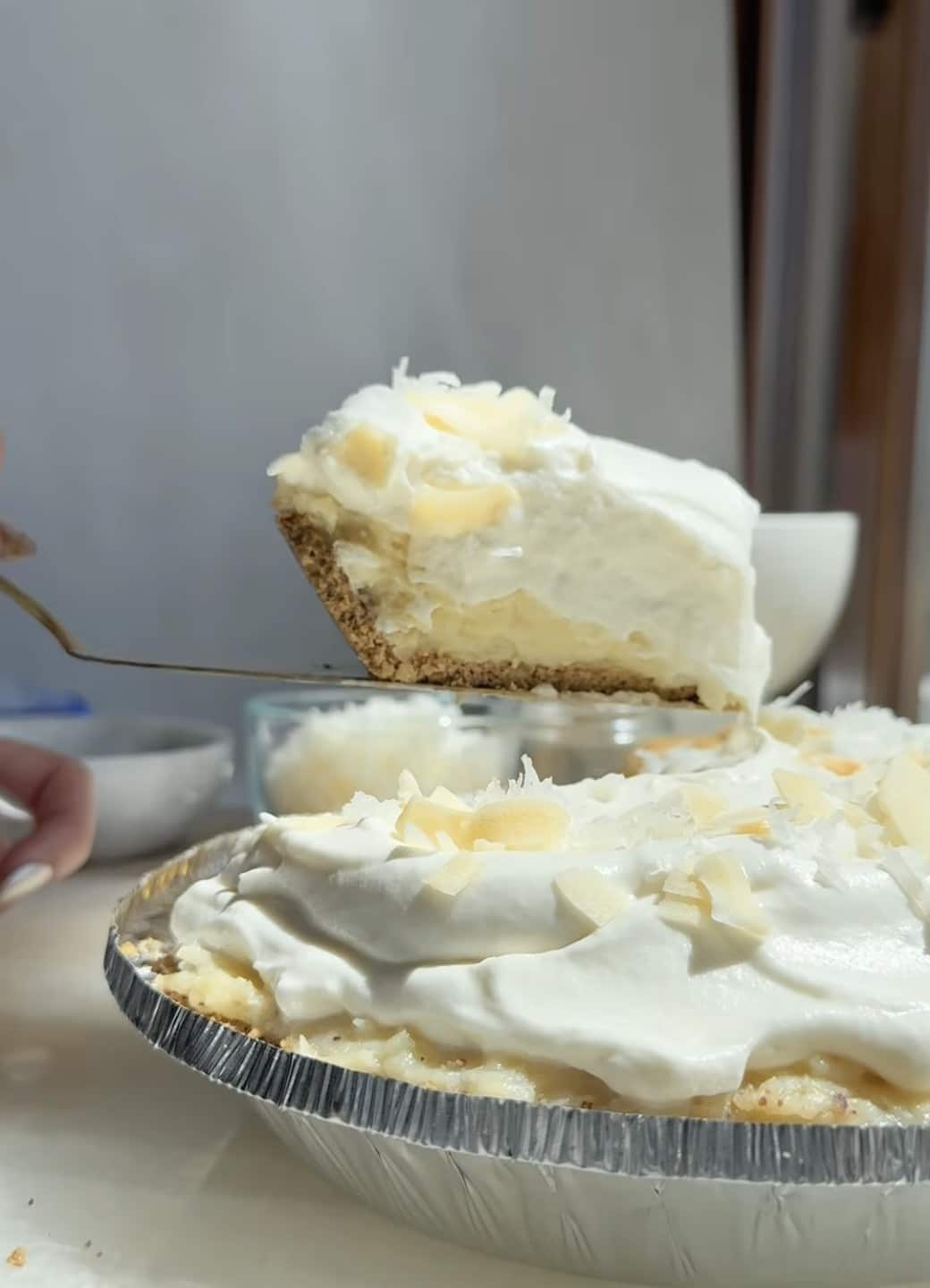 No Bake Coconut Cream Pie (Gluten Free)
