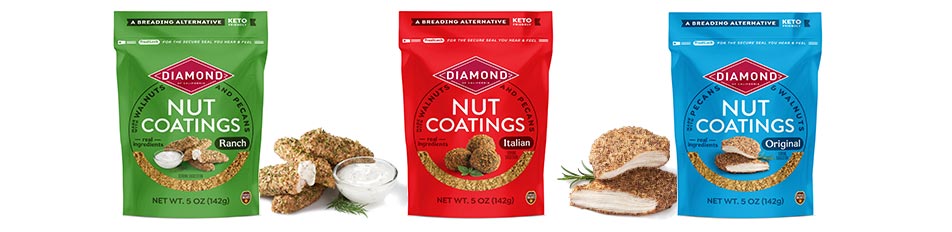 Diamond nut coating packaging bags.