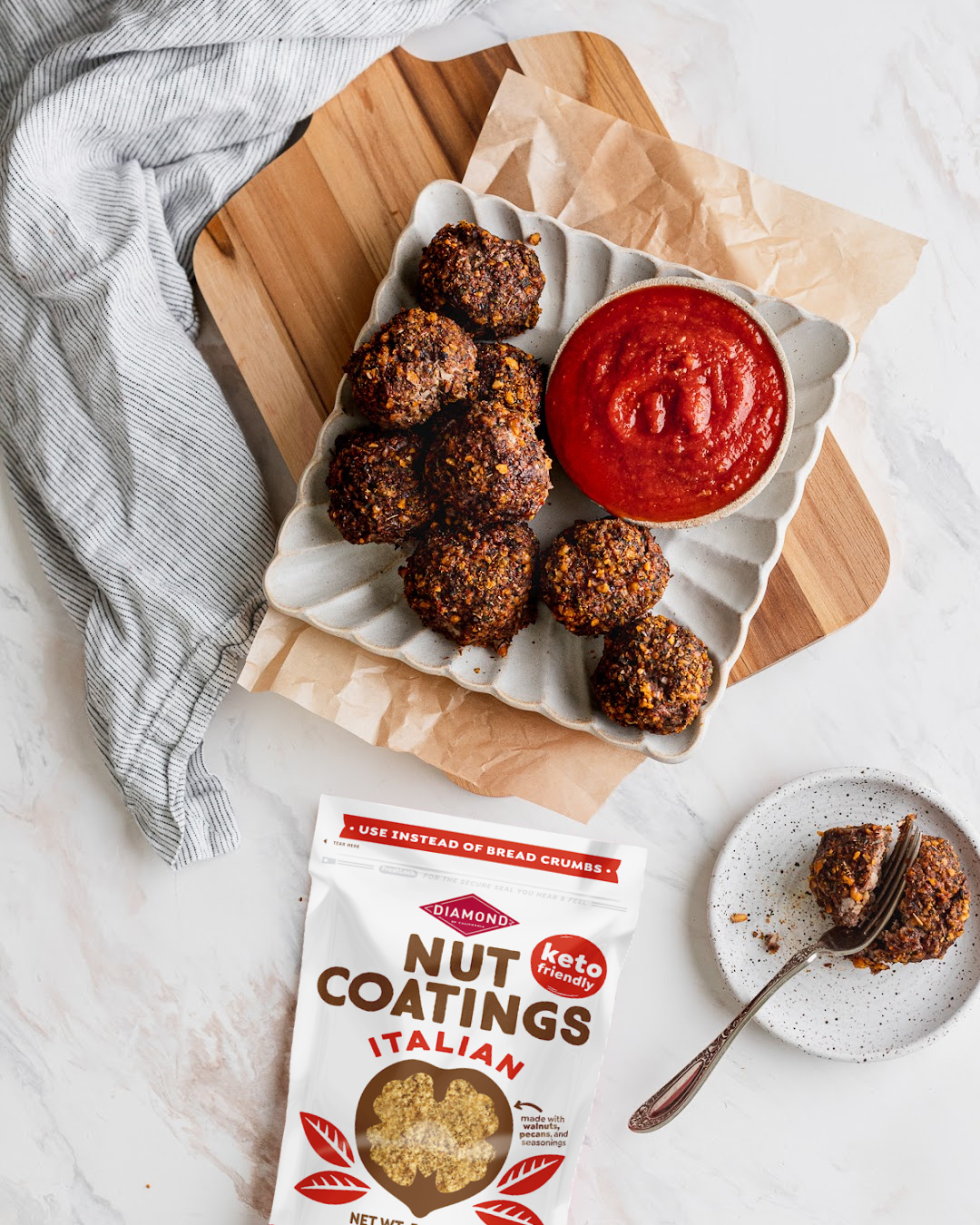 Nut Coated Meatballs