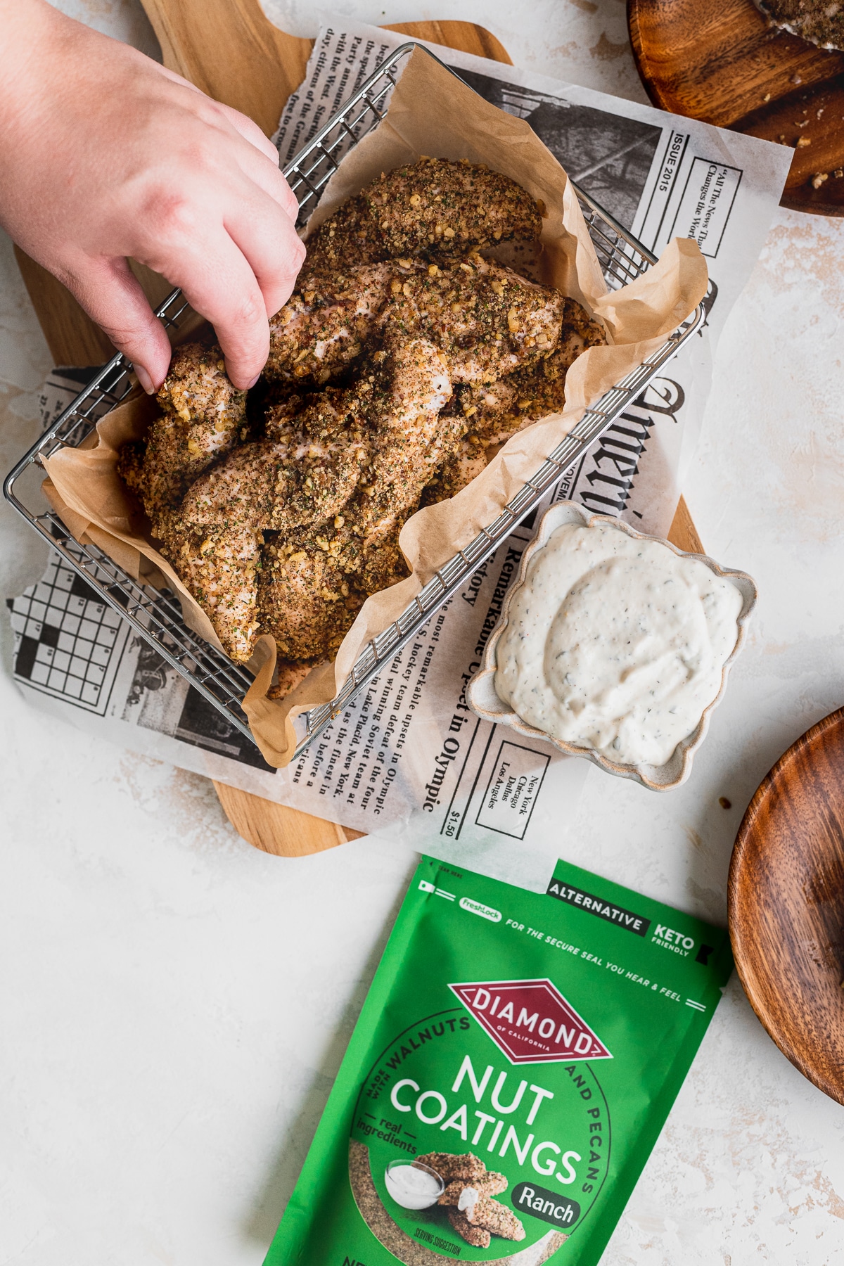 Nut Coated Chicken Tenders