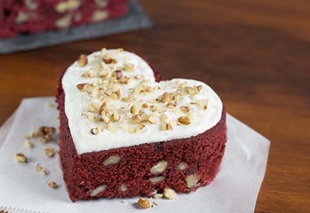 Red Velvet Pecan Brownies