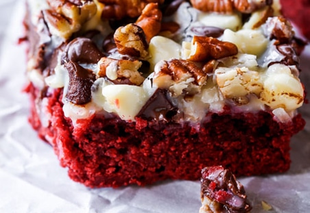 Red Velvet Seven Layer Bars