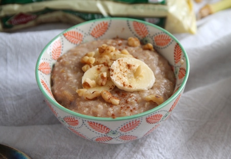 Banana Bread Steel Cut Oatmeal