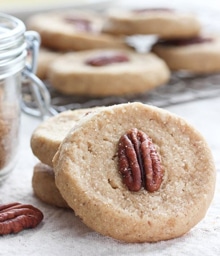 Butter Pecan Shortbread Cookies.