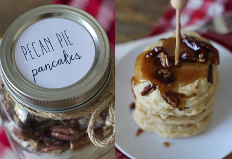 Pecan Pie Pancake Mix in a Jar