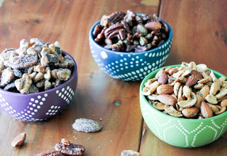 Trio of Mixed Spiced Nuts