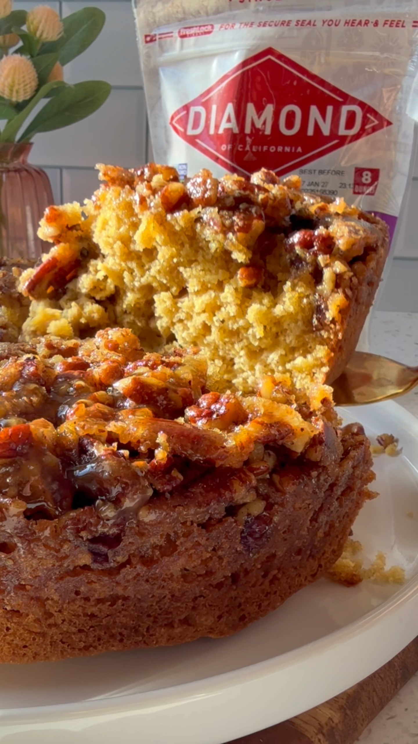 Pecan Upside Down Cake