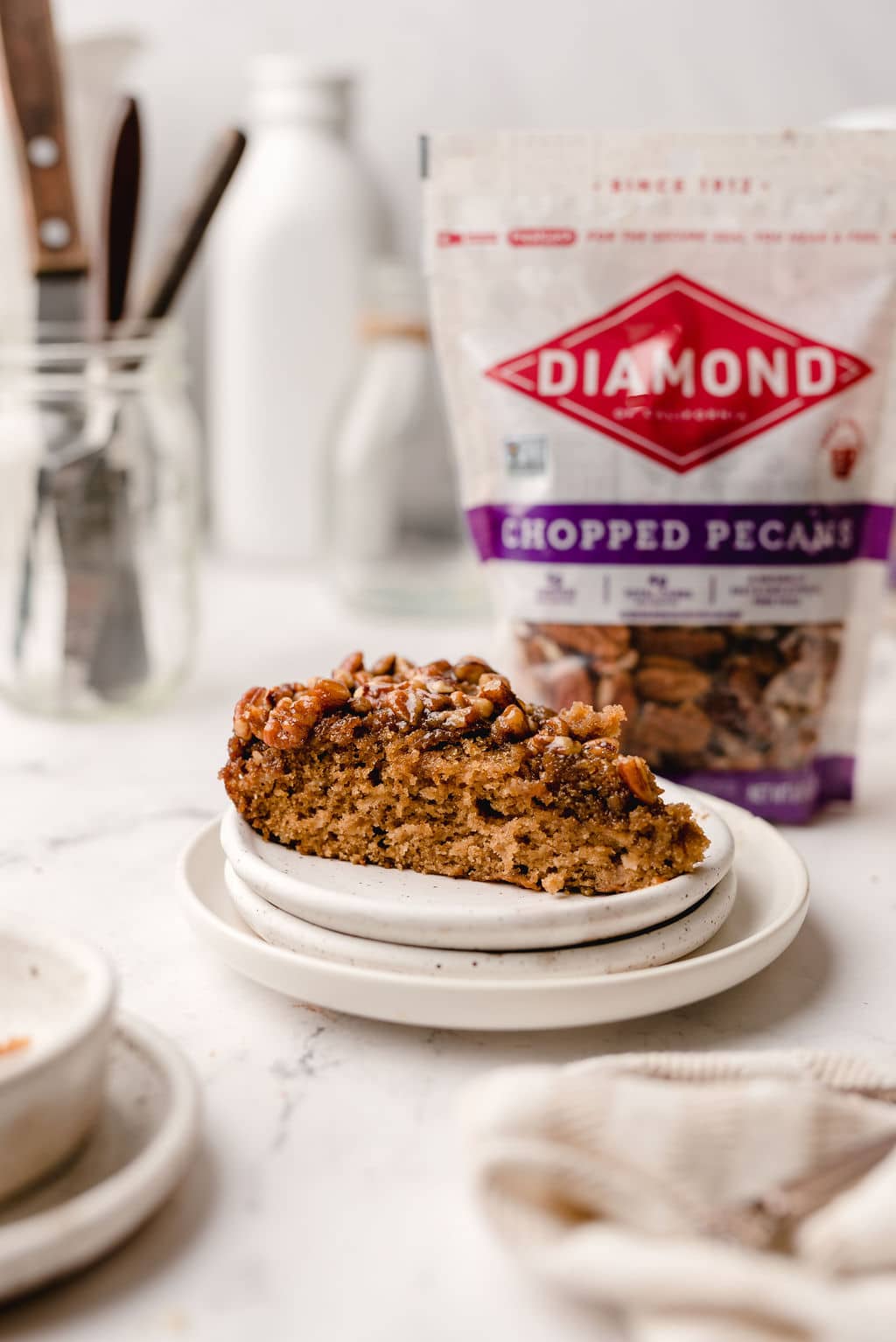 Upside Down Pecan Apple Cake