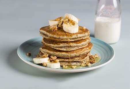 Walnut Buttermilk Pancakes