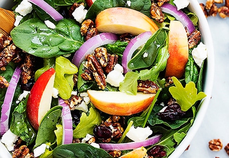 Apple Pecan Salad with Maple Vinaigrette