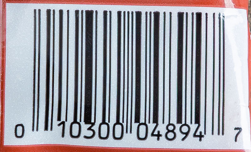 Bar code example