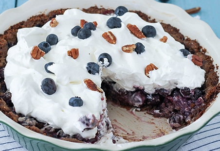 Pecan Blueberry Pie