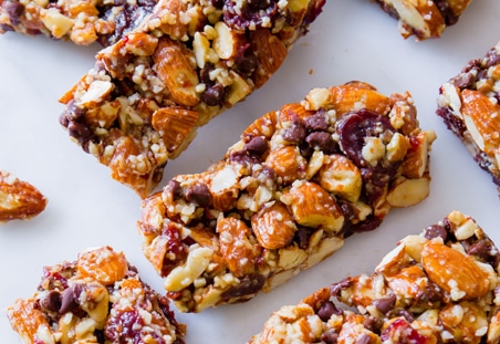 Chocolate Cherry Almond Snack Bars