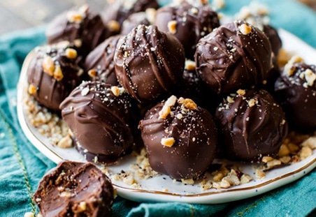 Chocolate Hazelnut Crunch Truffles