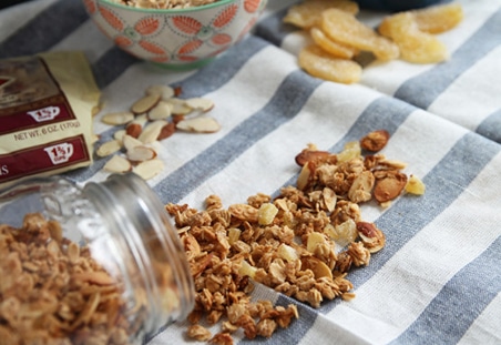 Coconut Ginger Almond Granola