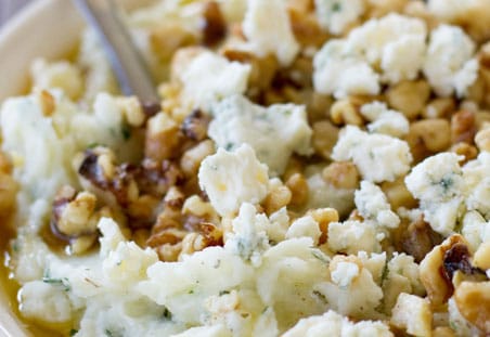 Blue Cheese and Walnut Mashed Potatoes