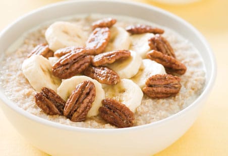 Praline-Banana Oatmeal