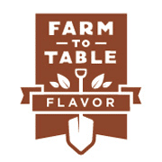 Farm to Table Flavor seal.