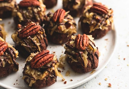 German Chocolate Cookie Balls