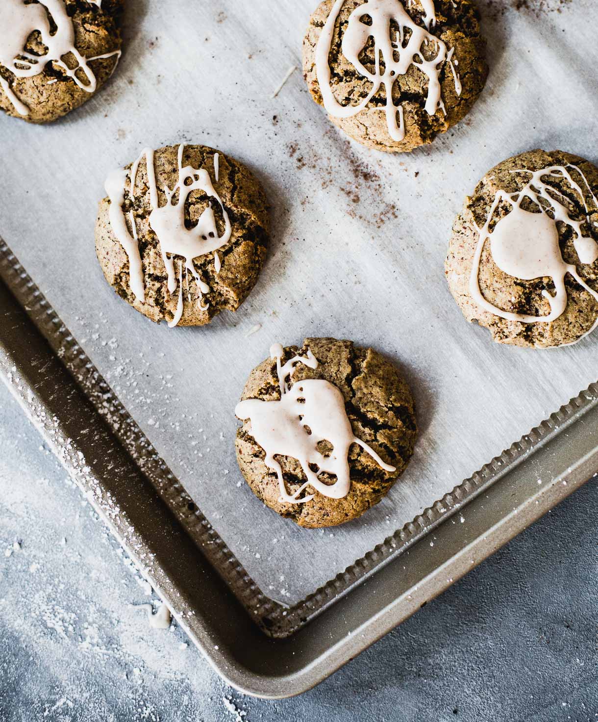 Soft Cinnamon Pecan Gluten-Free Christmas Cookies