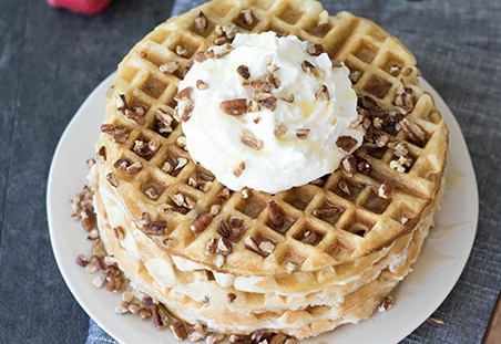 Honey Pecan Waffles