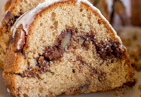 Pecan Cinnamon Roll Bundt Cake