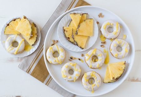 Pineapple Walnut Donuts