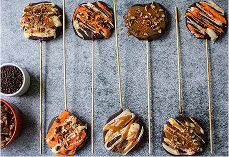 Caramel Apple Pops