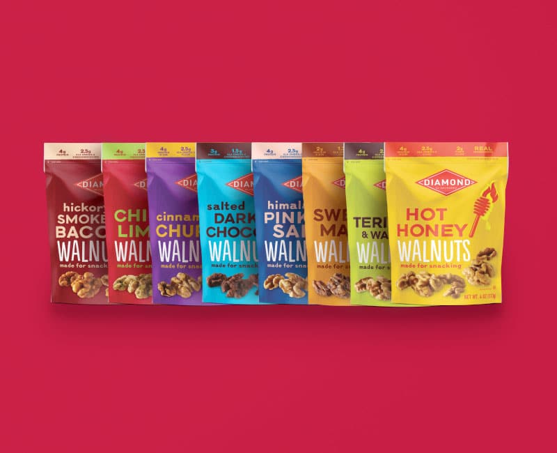 Mobile version of Diamond snack walnut packages
