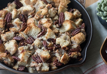 Sourdough Stuffing with Pecans, Sage and Pancetta