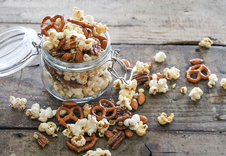 Spiced Popcorn Snack Mix