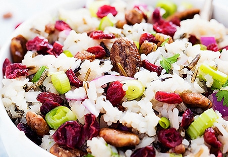 Cranberry Pecan Wild Rice Salad